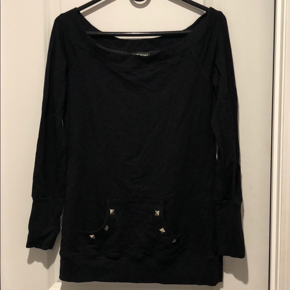 BEBE sport Off the shoulder sweat shirt - Picture 1 of 5